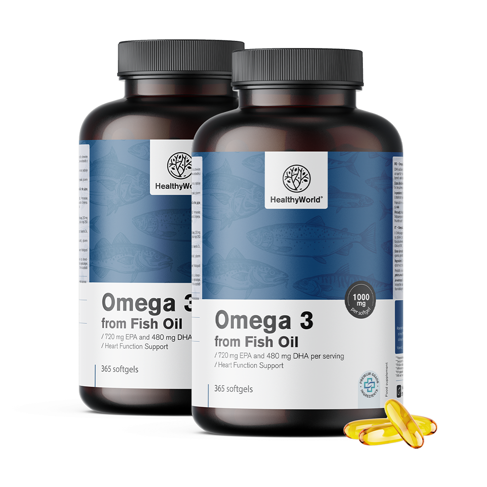 Omega-3 1000 mg con EPA e DHA