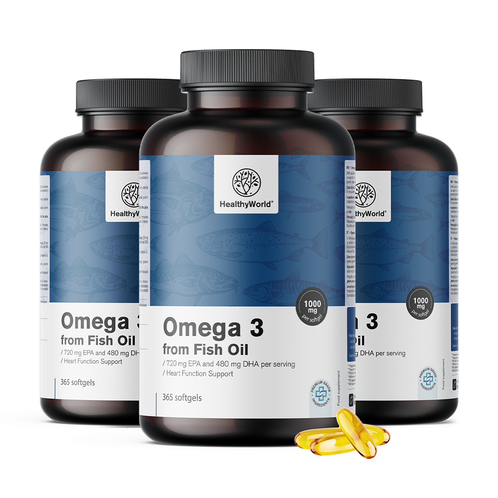 Omega-3 1000 mg con EPA e DHA