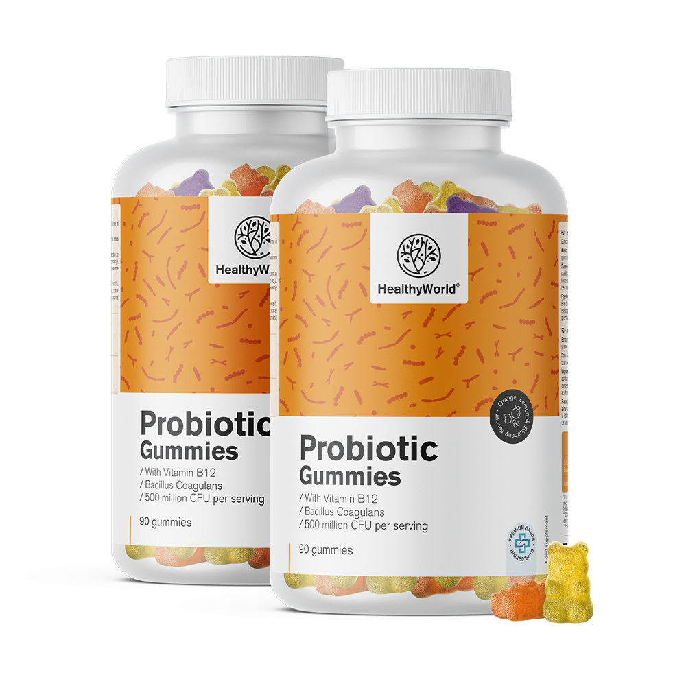 Probiotico - gomme con culture microbiologiche.