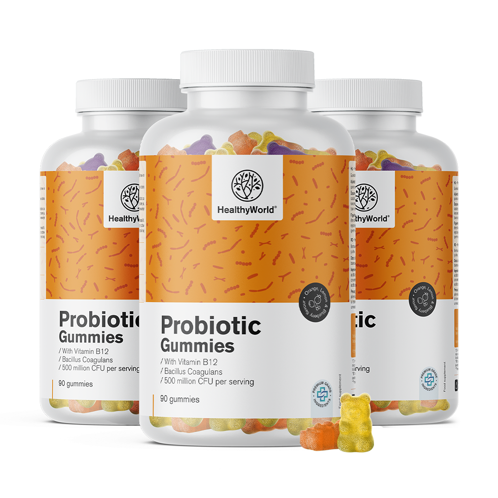 Probiotico - gomme con culture microbiologiche.