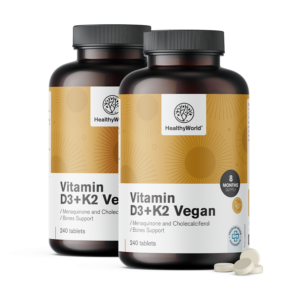 Vitamina D3+K2 vegana