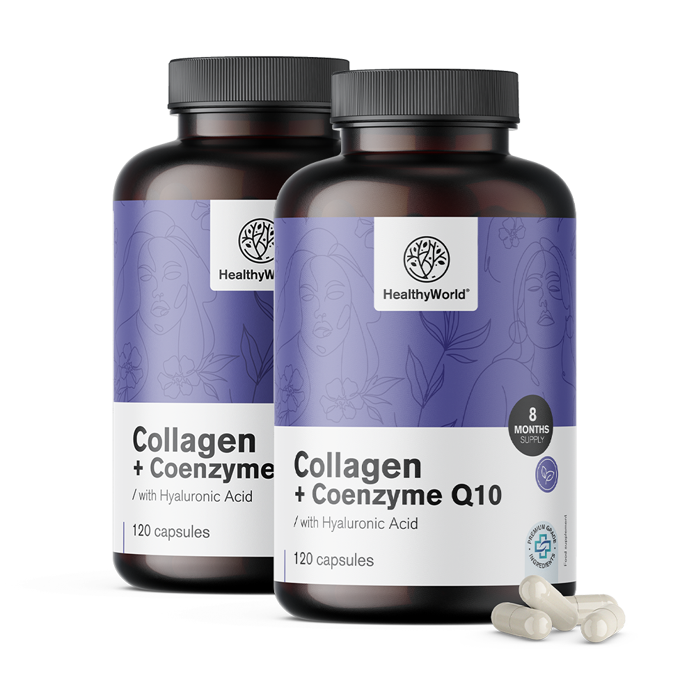 Collagene + Coenzima Q10 con acido ialuronico