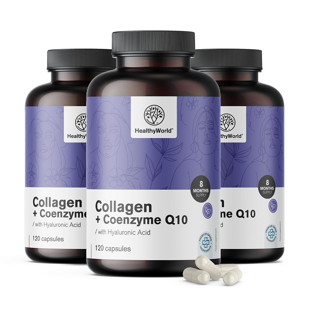 Collagene + Coenzima Q10 con acido ialuronico