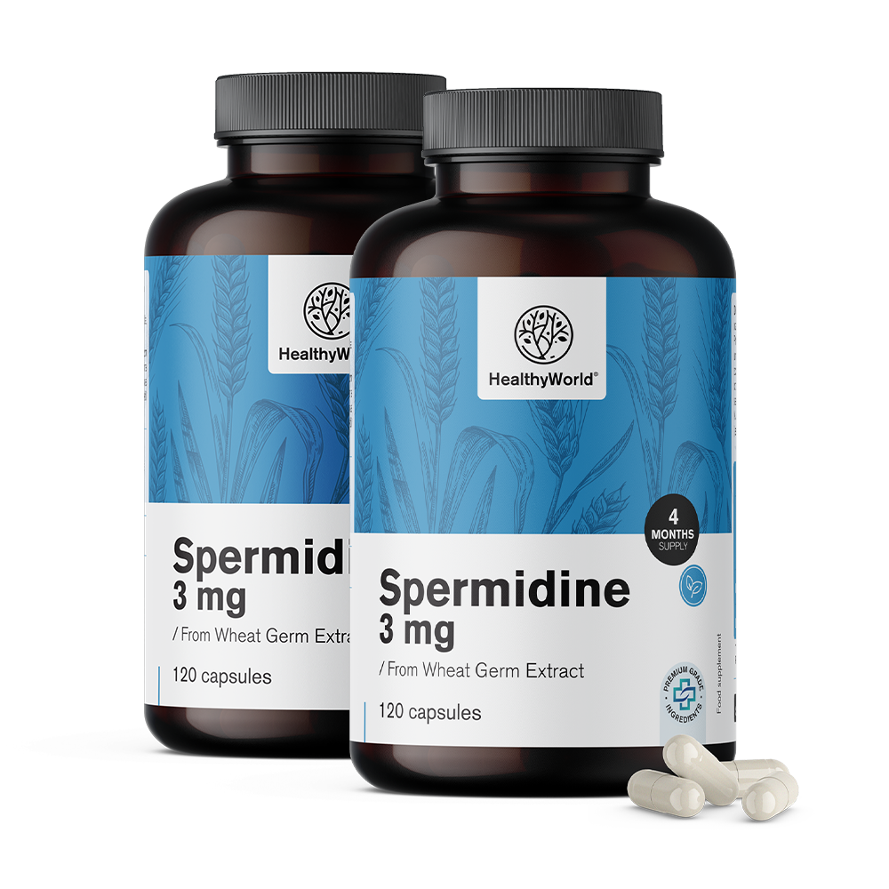 Spermidina 3 mg - dall'estratto di germogli di grano.