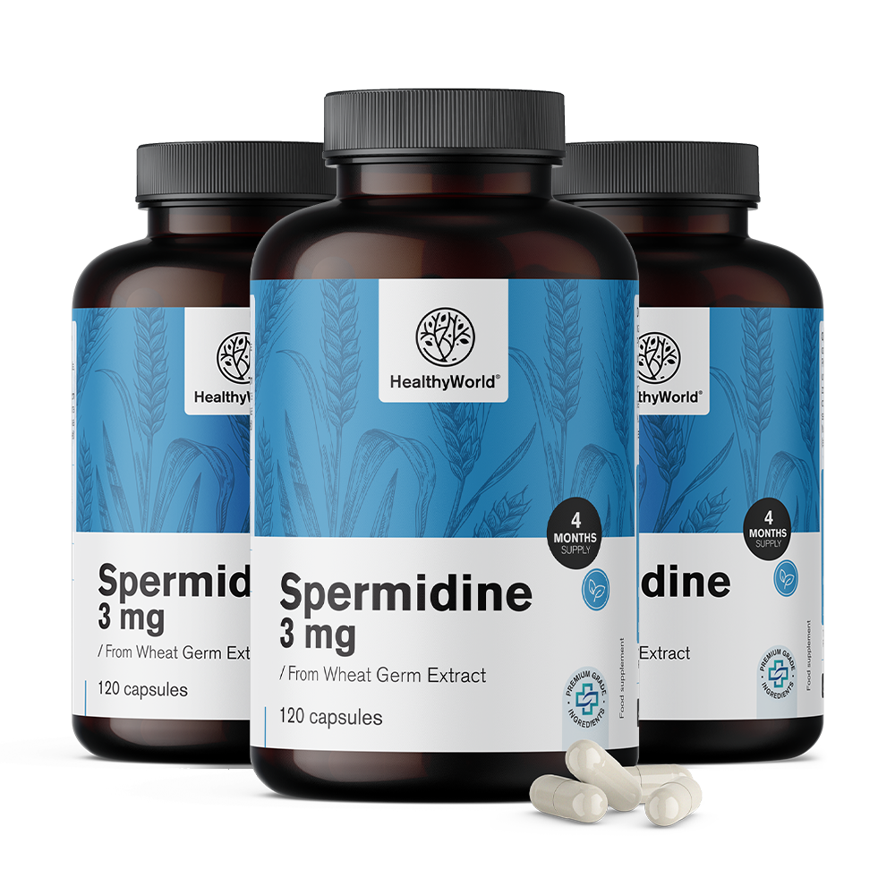 Spermidina 3 mg - dall'estratto di germogli di grano.