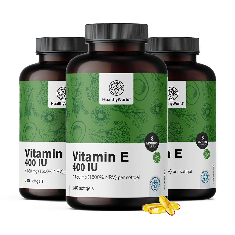 Vitamina E 400 UI.