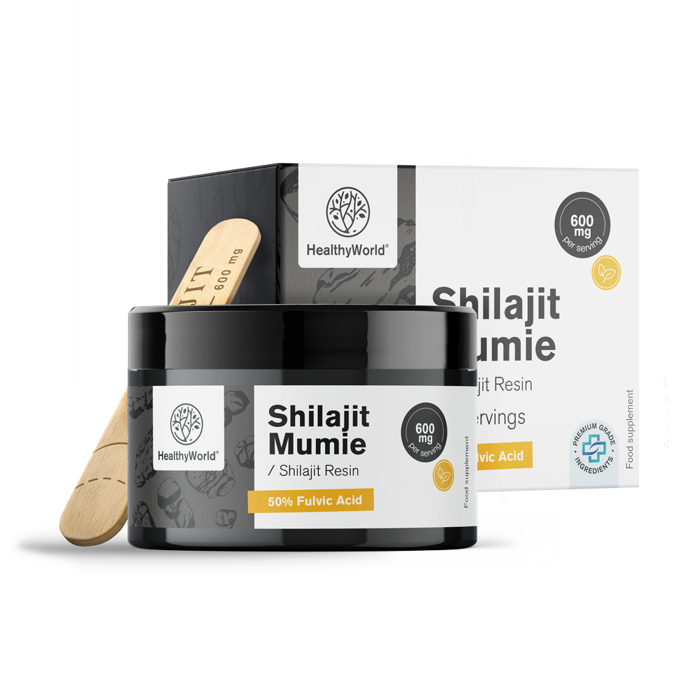 Shilajit Mumie 600 mg – resina